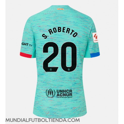 Camiseta Barcelona Sergi Roberto #20 Tercera Equipación Replica 2023-24 mangas cortas